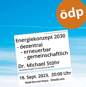 ÖDP-Veranstaltung // Dr. Michael Stöhr: ÖDP Energiekonzept 2030