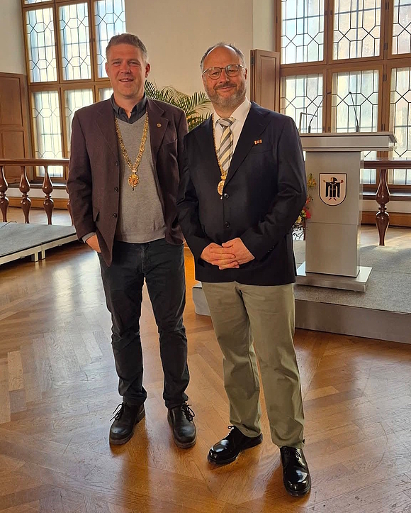 Tobias Ruff und Johann Sauerer