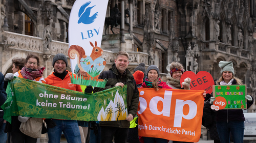 Unterstützerorganisationen Bürgerbegehren Grünflächen vom Münchner Rathaus