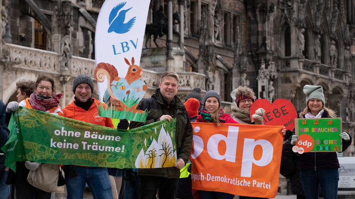 Unterstützerorganisationen vom Münchner Rathaus