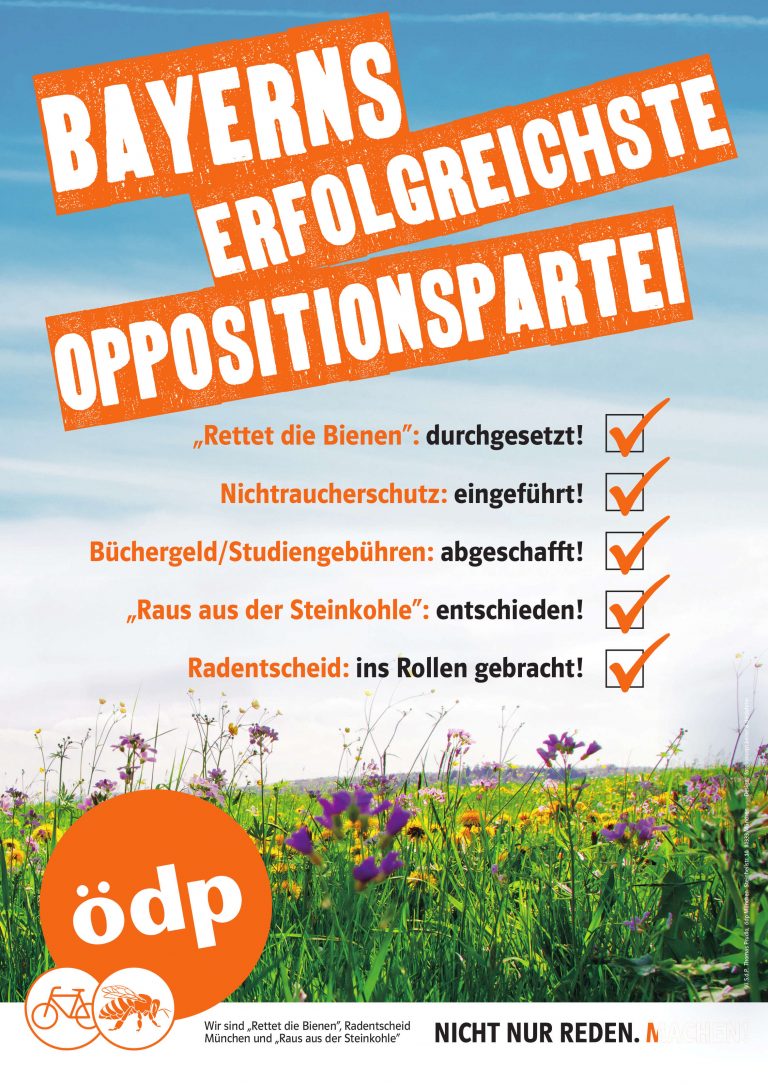 Plakat ÖDP München