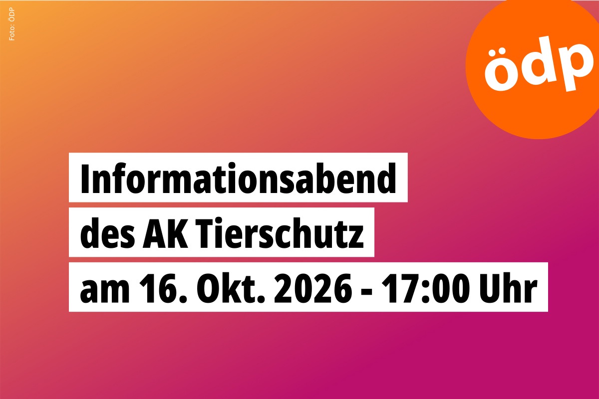 Treffen des AK Tierschutz am 16.10.2026 Treffen des AK Tierschutz am 16.10.2026